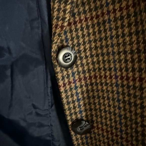 Vintage wool checked blazer - size 12 - Picture 2 of 7